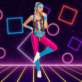 Sweat It Out 80s Retro Aerobics Costume